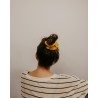 Hair Tie - Scrunchie Foliage by Elepope - knitted with MUSA MERINO Fingering.