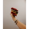 Hair Tie - Scrunchie Foliage by Elepope - knitted with MUSA MERINO Fingering.